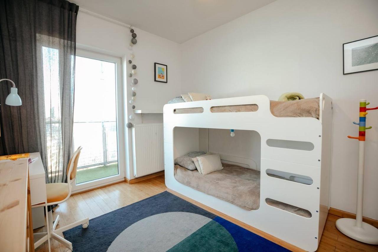 Dwupoziomowy, Rodzinny Apartament. Ochrona, Garaz. Warsawa Bagian luar foto