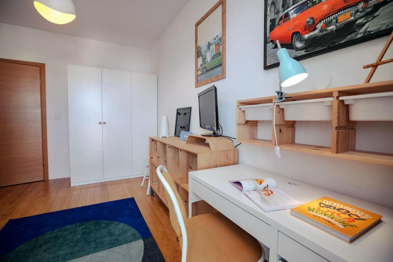 Dwupoziomowy, Rodzinny Apartament. Ochrona, Garaz. Warsawa Bagian luar foto